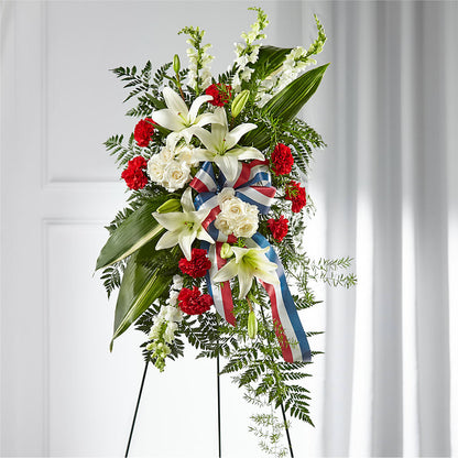 Stars of Life Standing Spray – J ALEXANDER'S FLORIST, Jackson MI