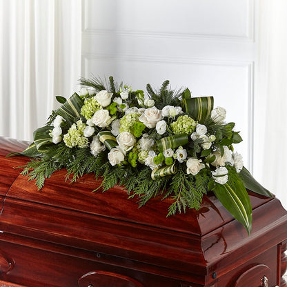 Hopeful Gesture Casket Spray – J ALEXANDER'S FLORIST, Jackson MI