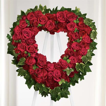Wholehearted Standing Spray – J ALEXANDER'S FLORIST, Jackson MI