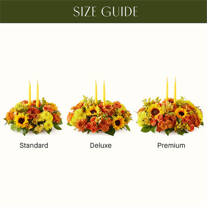 Autumn Harmony Centerpiece – J ALEXANDER'S FLORIST, Jackson MI