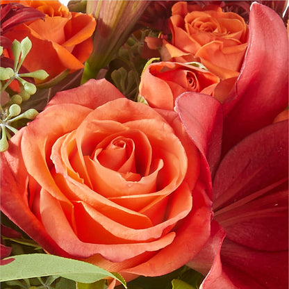Crimson Leaves Bouquet – J ALEXANDER'S FLORIST, Jackson MI