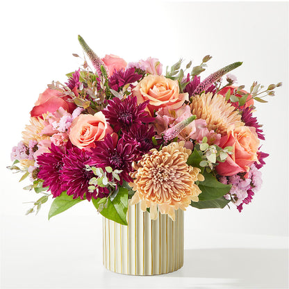 Berry Cobbler Bouquet with Ivory Vase – J ALEXANDER'S FLORIST, Jackson MI