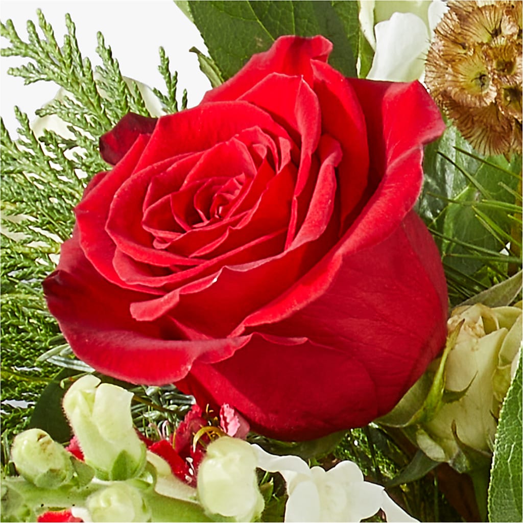 Deck the Halls Bouquet – J ALEXANDER'S FLORIST, Jackson MI
