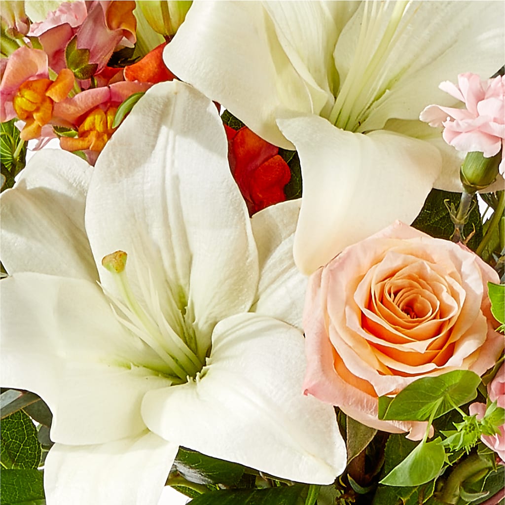 Grapefruit Splash Bouquet – J ALEXANDER'S FLORIST, Jackson MI