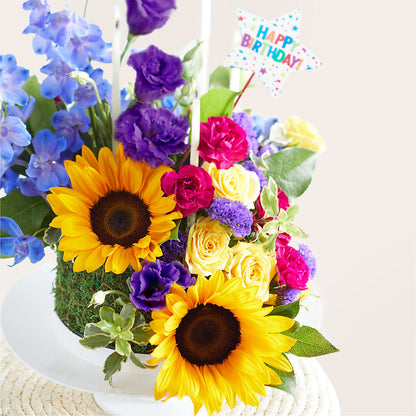 Star of the Day Floral Cake – J ALEXANDER'S FLORIST, Jackson MI