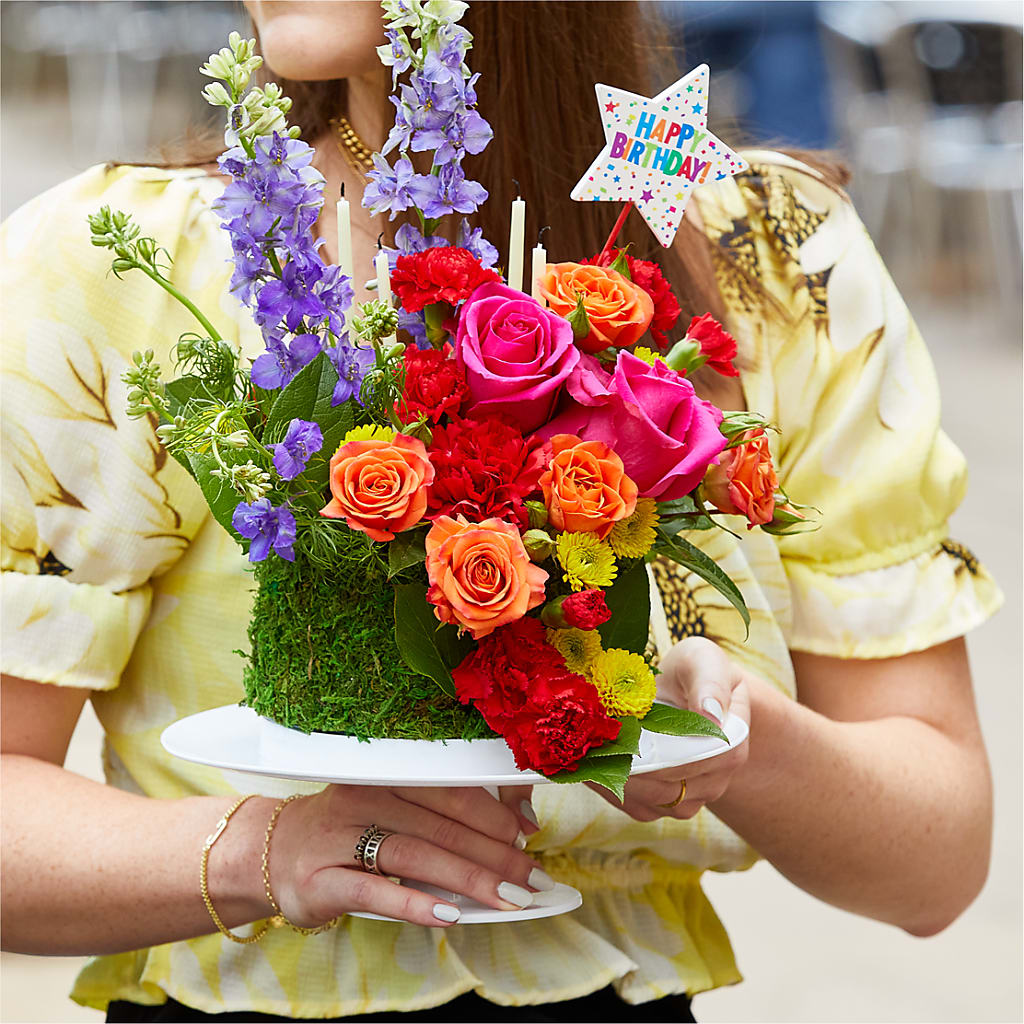 Best Year Yet Floral Cake – J ALEXANDER'S FLORIST, Jackson MI