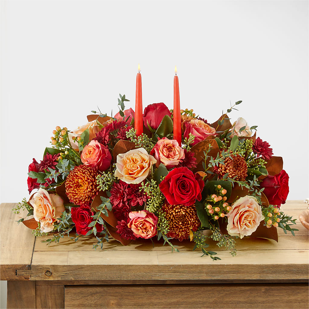 Gather Near Centerpiece – J ALEXANDER'S FLORIST, Jackson MI
