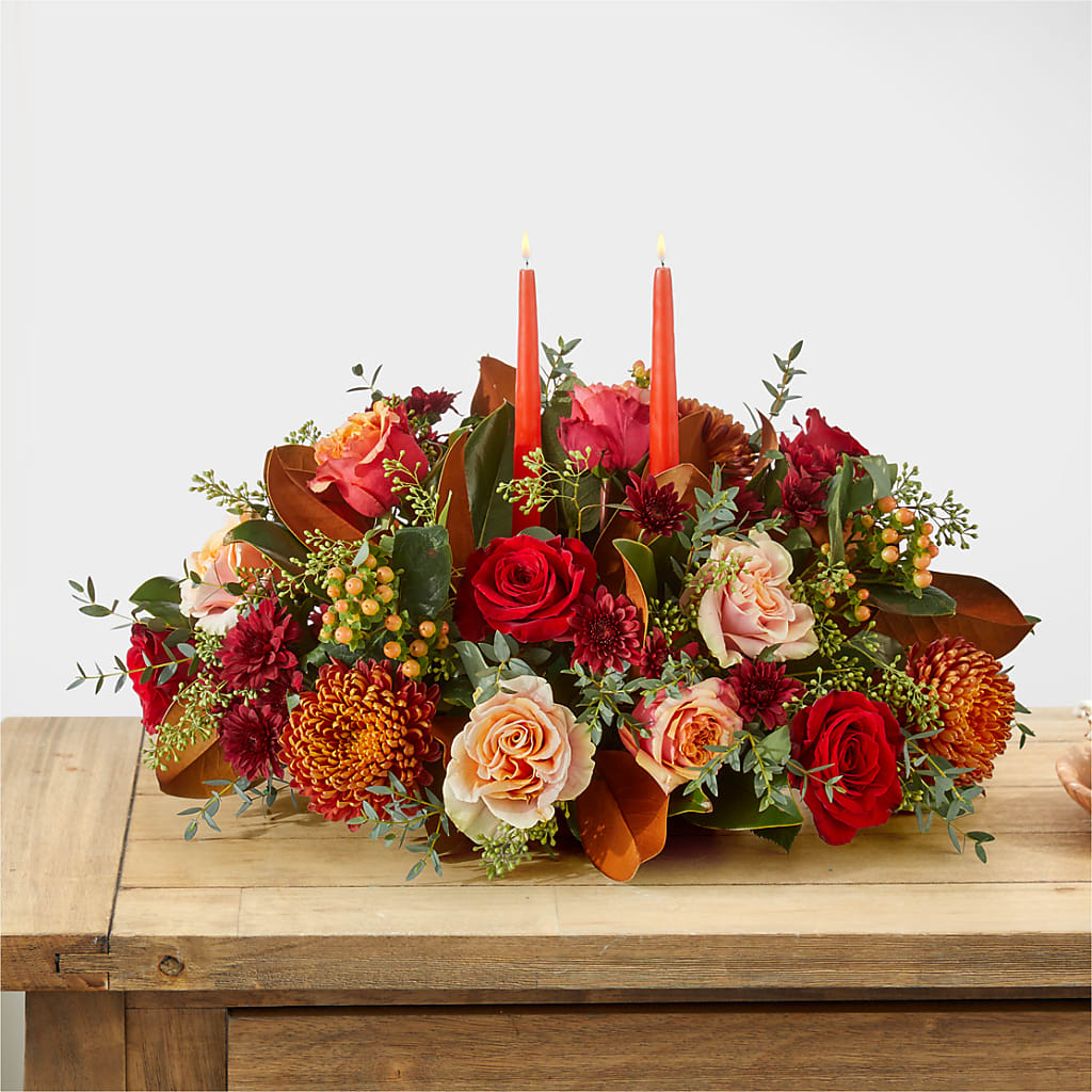 Gather Near Centerpiece – J ALEXANDER'S FLORIST, Jackson MI