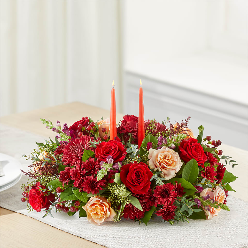 Most Thankful Centerpiece – J ALEXANDER'S FLORIST, Jackson MI
