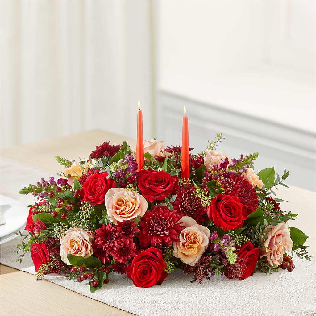 Most Thankful Centerpiece – J ALEXANDER'S FLORIST, Jackson MI