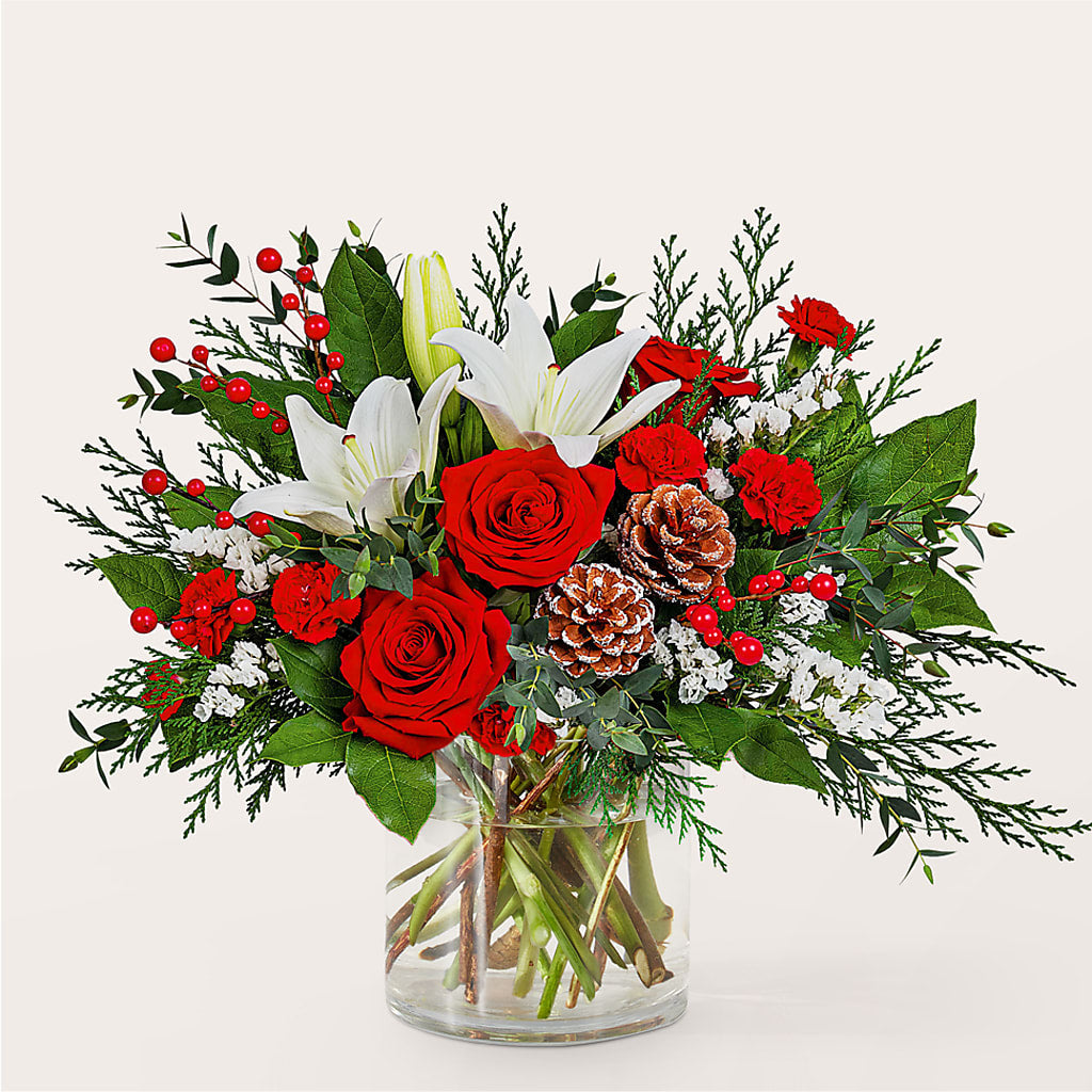 Best in Snow Bouquet – J ALEXANDER'S FLORIST, Jackson MI